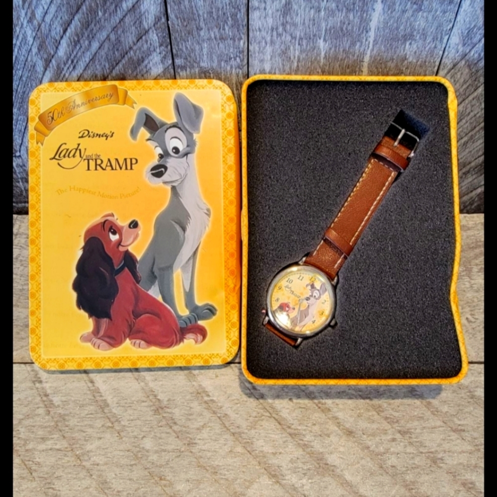 Disney Special Edition 50'th Anniversary Lady & The Tramp Watch Working